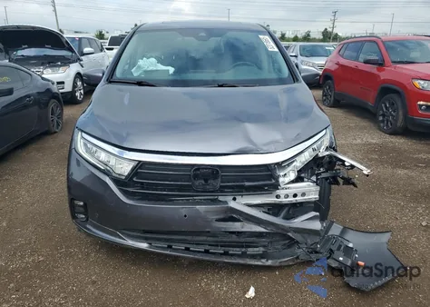 2024 Honda Odyssey Elite z USA, uszkodzony, nr VIN 5FNRL6H97RB027179